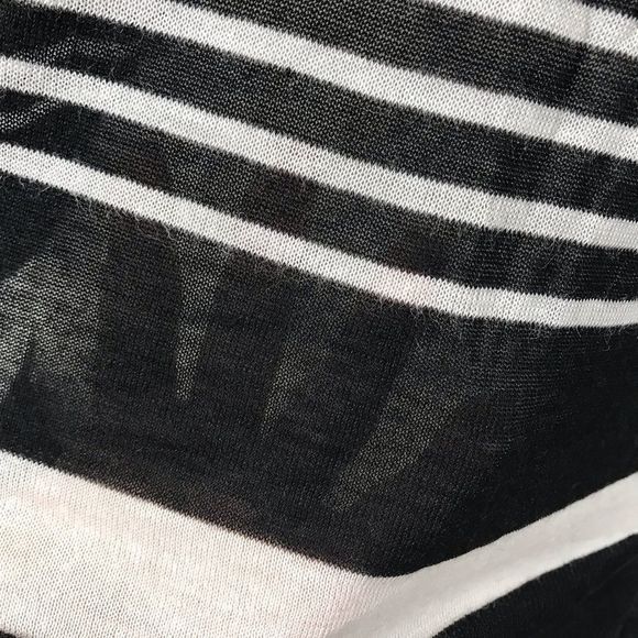 Loft semi sheer striped sweater. Size M - Picture 7 of 7